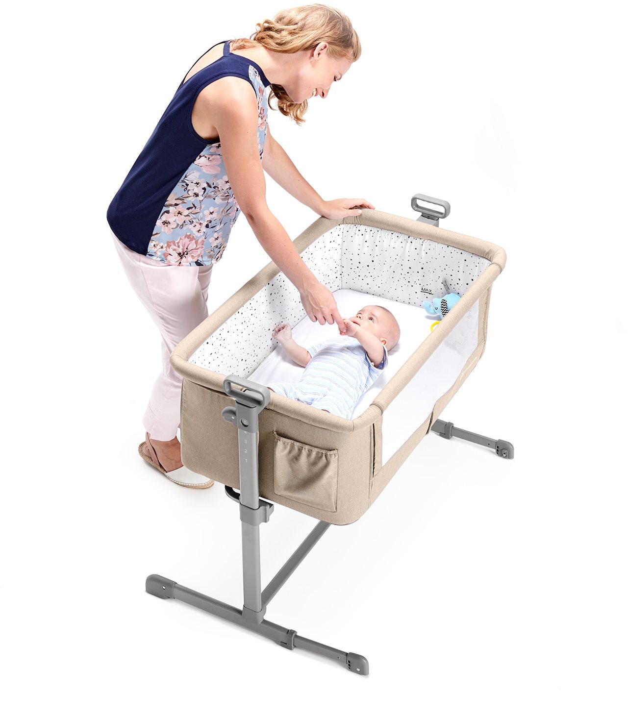 Kinderkraft キンダークラフト ベビーコット Bedside Cot-