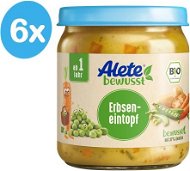 ALETE BIO Zelenina s hráškom a bravčovým mäsom 6× 250 g - Príkrm