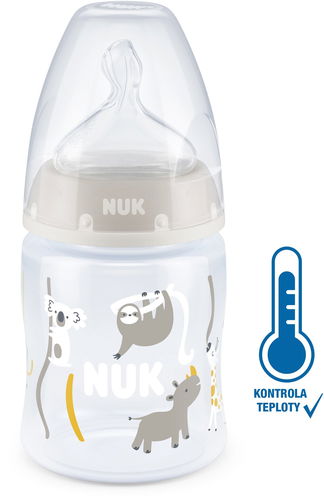 NUK FC+ Lahev s kontrolou teploty 150 ml béžová - Kojenecká láhev - Hlavní obrázek