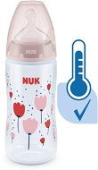 NUK FC+ fľaša s kontrolou teploty 300 ml ružová - Dojčenská fľaša