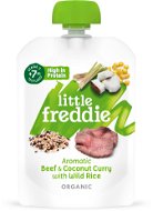 Little Freddie Aromatické kokosové curry s hovädzím mäsom a divokou ryžou  6× 130 g - Príkrm