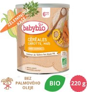 BABYBIO Zeleninová nemliečna BIO kaša s quinoou, mrkvou a kukuricou 220 g - Nemliečna kaša
