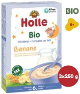 HOLLE BIO banánová Mléčná kaše 3× 250 g - Mléčná kaše