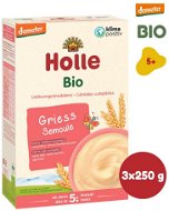 HOLLE Organic Semolina Porridge 3 Pcs - Dairy-Free Porridge