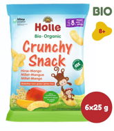 HOLLE Bio chrumky pšenové s mangom 6× 25 g - Chrumky pre deti