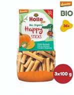 HOLLE Happy tyčinky tekvica rozmarín 3× 100 g - Chrumky pre deti