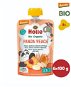 HOLLE Panda Peach  BIO broskev meruňka banan špalda 6× 100 g - Kapsička pro děti