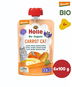 HOLLE Carrot Cat BIO pyré mrkev mango banán hruška 6× 100 g - Kapsička pro děti