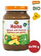 Holle Bio Špenát so zemiakmi 6 ks - Príkrm