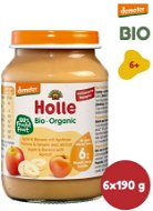 Holle organic Apple and banana with apricots 6 x 190g - Baby Food