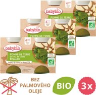 BABYBIO Potatoes with spinach 3 × (2 × 130 g) - Baby Food