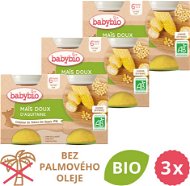 BABYBIO Sweet corn 3 × (2 × 130 g) - Baby Food
