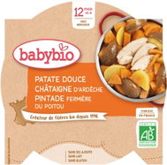 BABYBIO Sweet potatoes with chestnut puree and farmer's pearl 230 g - Baby Food