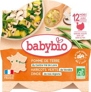 BABYBIO Potatoes and beans with turkey slices 230 g - Baby Food