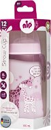 Nip Straw cup with a straw 330 ml girl - Children's Water Bottle