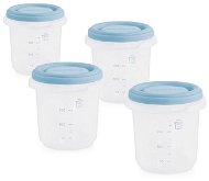 MINILAND Food cups with lid Blue 4 pcs - Food Container Set