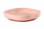 Beaba Tanier silikónový s prísavkou Pink - Detský tanier