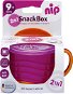 Nip Snackbox 2-az-1-ben, 250 ml, rózsaszín - Uzsonnás doboz