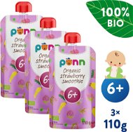 SALVEST Ponn BIO Fruit puree with raspberries 3×110 g - Meal Pocket