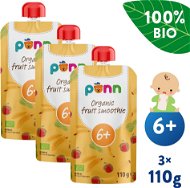SALVEST Ponn BIO Ovocné smoothie s ananásom 3× 110 g - Kapsička pre deti