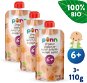 Meal Pocket SALVEST Ponn Organic Pumpkin, potato and mango puree 3×110 g - Kapsička pro děti