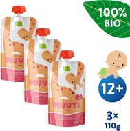 SALVEST Muuti BIO Fruit puree with pineapple juice and rice protein 3×110 g - Meal Pocket