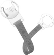TWISTSHAKE Pacifier Clip Pastel Grey - Dummy Clip