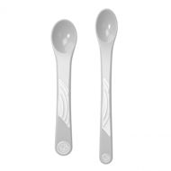 TWISTSHAKE Feeding Spoon Set 4m+ 2 pcs Pastel Grey - Baby Spoon