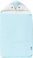 Tommee Tippee Bath Towel with Hood Hug'n'Dry 6–48m Percy Blue - Children's Bath Towel