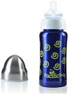 PACIFIC BABY Hot-Tot 200 ml - Modrá, špirálky - Detská termoska
