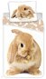 Children's Bedding Jerry Fabrics bedding - Bunny “brown“ - Dětské povlečení