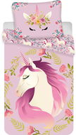 Dětské povlečení Jerry Fabrics ložní povlečení - Unicorn/Jednorožec flowers - Dětské povlečení