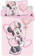 Jerry Fabrics Bettwäsche - Minnie Pink Heart Baby - Kinder-Bettwäsche