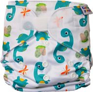 GaGa&#39; s Cloth Diaper All in One Green dinosaur with velcro - Nappies