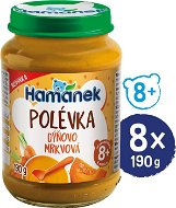 HAMÁNEK Tekvicová mrkvová polievka 8× 190 g - Príkrm