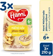Hami Millet-rice milk porridge with apple and banana 6m + 3 × 210 g - Milk Porridge