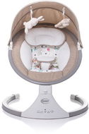 4BABY Rocker with Music and Vibrations Rock n Relax Beige - Baby Rocker