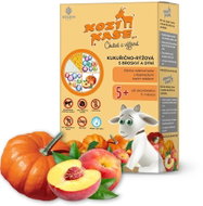 GOLDIM Corn-rice goat porridge with peach and pumpkin 225 g - Milk Porridge