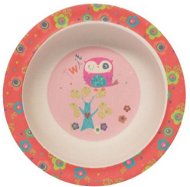 ZOPA Bamboo bowl with suction cup Owl - Children's Bowl