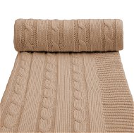 T-tomi Knitted Blanket Beige - Blanket