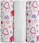 T-tomi BIO Bamboo diapers (3 pcs) hearts - Cloth Nappies