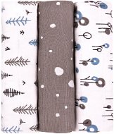 T-tomi Fabric TETRA diapers gray trees - Cloth Nappies