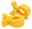 T-tomi Stroller peg yellow