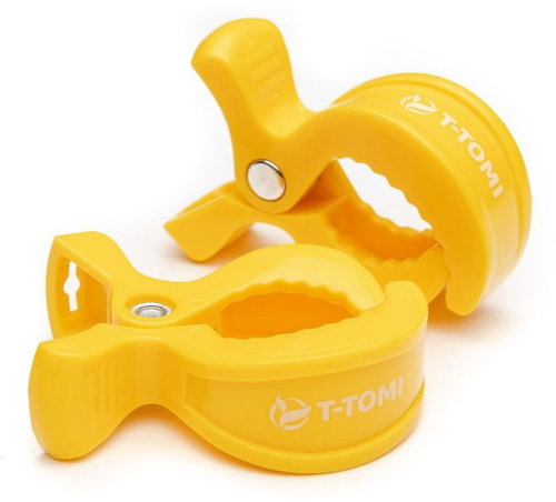 T-tomi Stroller peg yellow - Pram Pegs - Main image