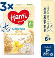 Hami Rice milk porridge with vanilla flavor 3 × 225 g - Milk Porridge