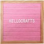 GOLD BABY Letterboard - 360 Buchstaben - pink - Pinnwand