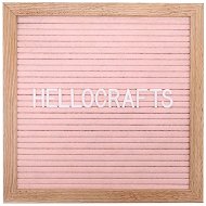 GOLD BABY Letterboard - 360 betű - halvány rózsaszín - Üzenőtábla