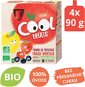 VITABIO Ovocné BIO kapsičky Cool Fruits jablko, jahody, čučoriedky a acerola 4× 90 g - Kapsička pre deti