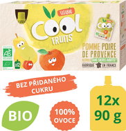 VITABIO Fruit BIO pockets Cool Fruits apple, pear and acerola 12 × 90 g - Baby Food