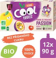 VITABIO Ovocné BIO kapsičky Cool Fruits jablko, marakuja, banán a acerola 12× 90 g - Kapsička pre deti